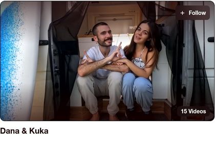 Couples-pagina van Lustery met profielkaarten en videocounts